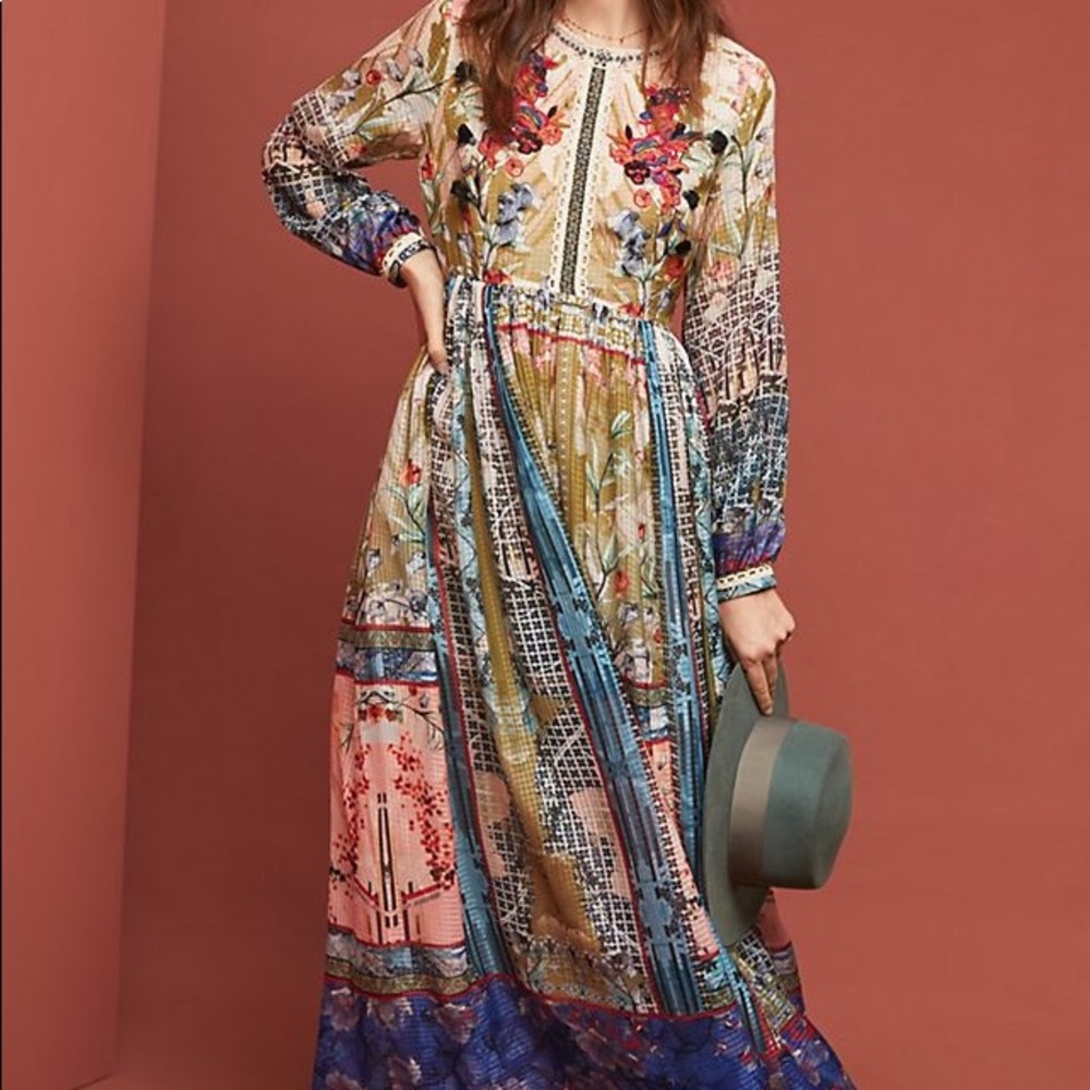 Anthropologie Bhanuni By Jyoti Doráis Maxi Dress